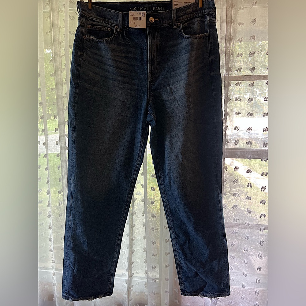 American Eagle - Super High Rise Straight Jeans - Sz 16 Long - NWT